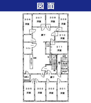 リフレ西東京3階図面